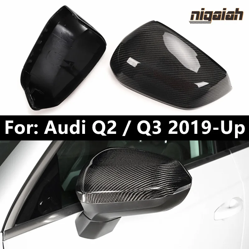 CarbonFiberSideDoorWingMirrorCoversforAudiQ2Q320192020