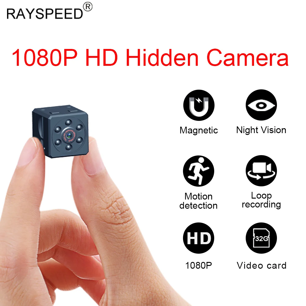 1080P мини-камера для домашнего наблюдения, встроенная 180 мАч батарея, инфракрасная камера ночного видения, видеокамера, камера Vigilancia Kamera