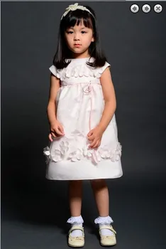

free shipping flower girl dresses for weddings 2016 bridal gowns first communion kids christmas pink pageant dresses for girls