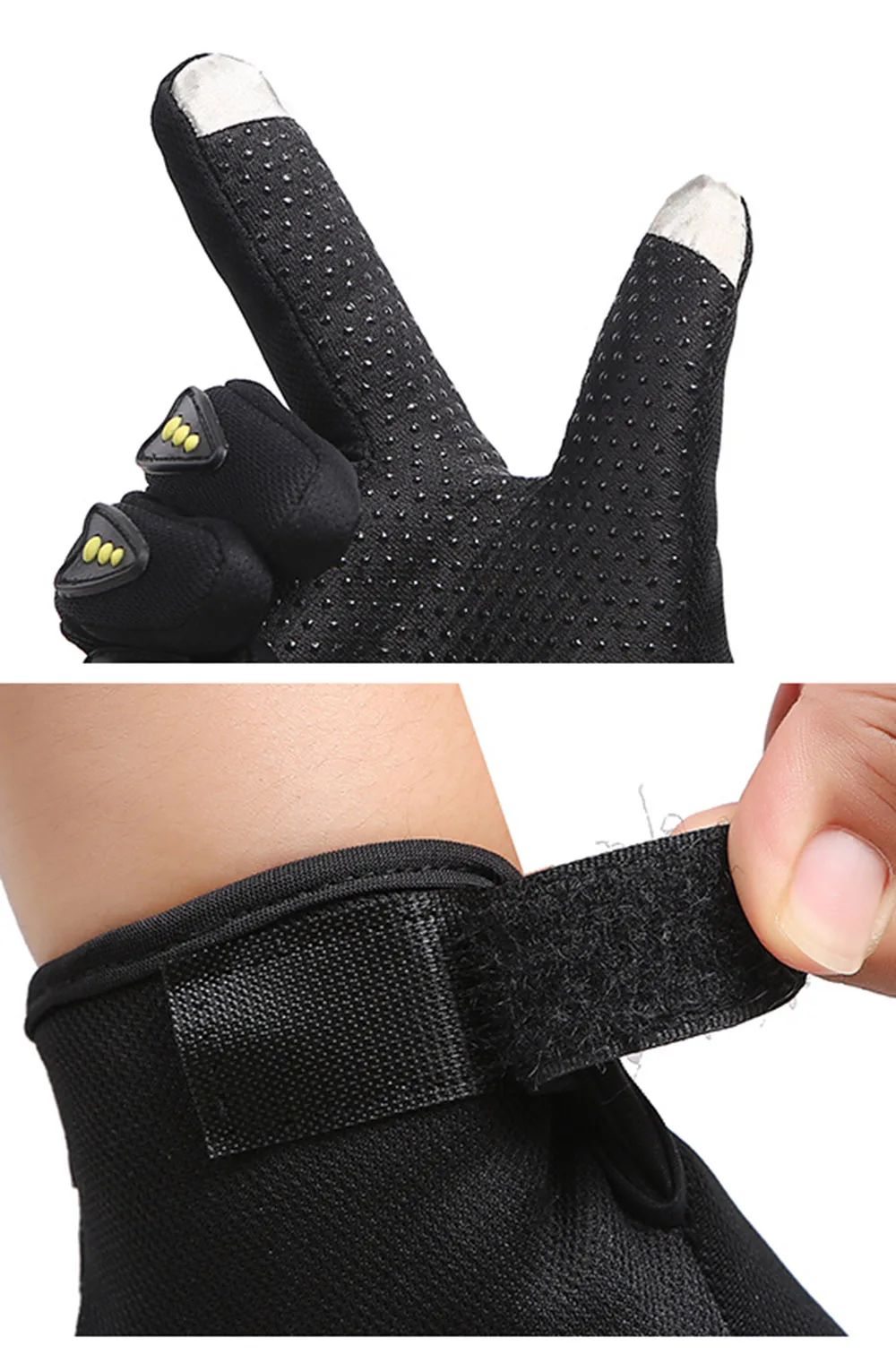 Unisex Touchscreen Cycling Gloves Men Women MTB Road Bike Bicycle Anti-slip Outdoor Sports Motorcycle Full Finger Gloves BC0472 (3)