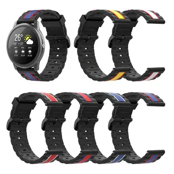 

Silicone Watch Band Soft Premium Adjustable Breathable Wristband For Xiaomi Haylou LS05 Smart Watch