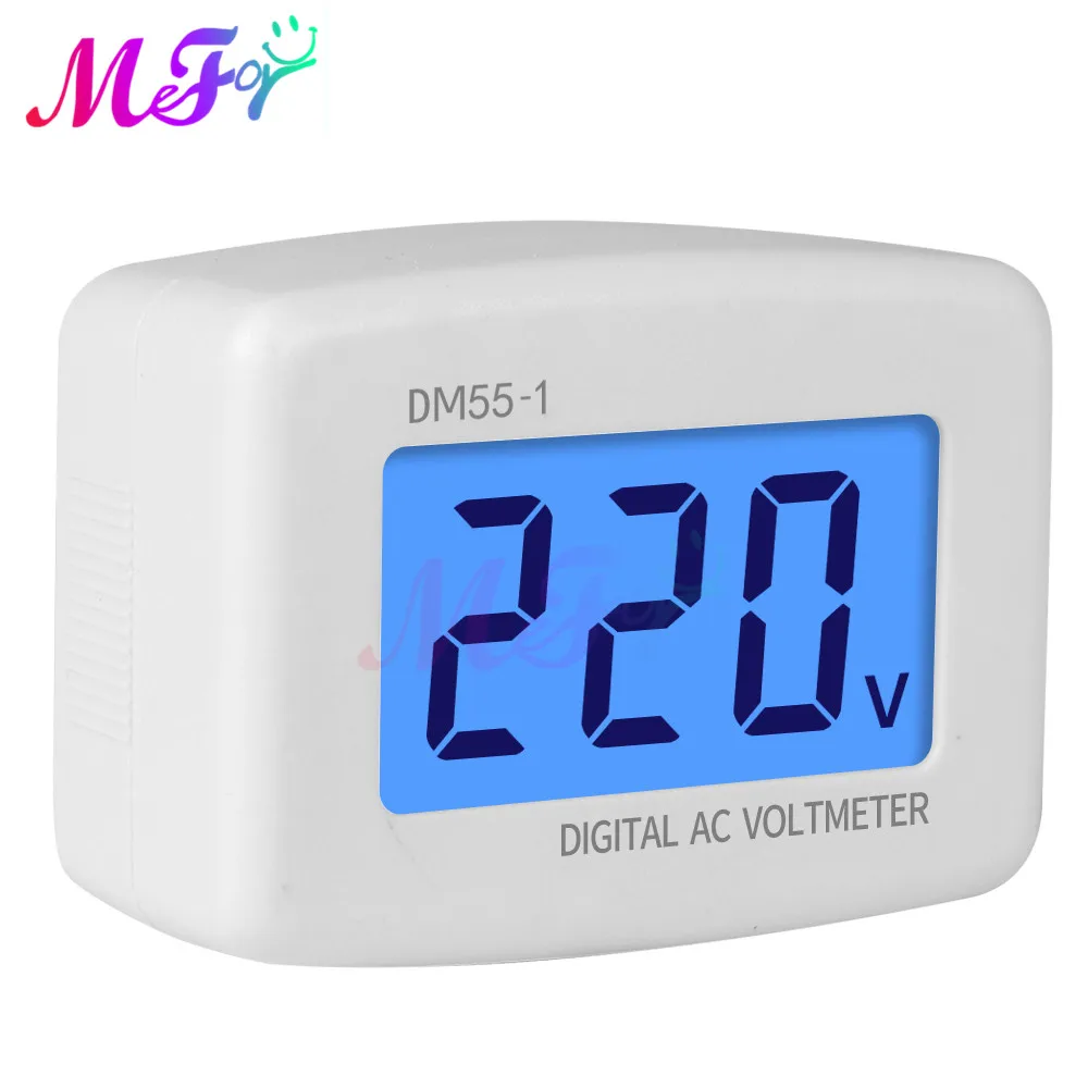 

AC 80-300V LCD Digital AC Voltmeter EU/US Plug Volt Meter Socket AC Voltage Tester Meter Header 110V 220V