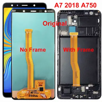 

For Samsung Galaxy A7 2018 SM-A750F A750F A750 LCD Display Touch Screen Digitizer Assembly Replace 100% Tested A750 lcd original