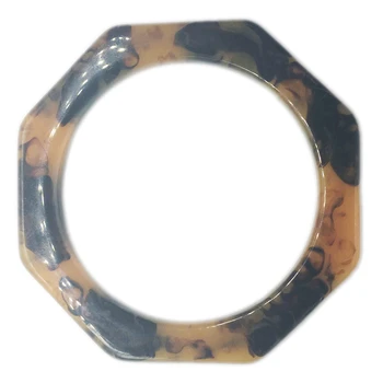 

1 Pair Resin Bag Handle Women Bag Plastic Wrist Handle Acrylic Resin Bag Parts Wristband Women Replacement Circlet DIY Tote