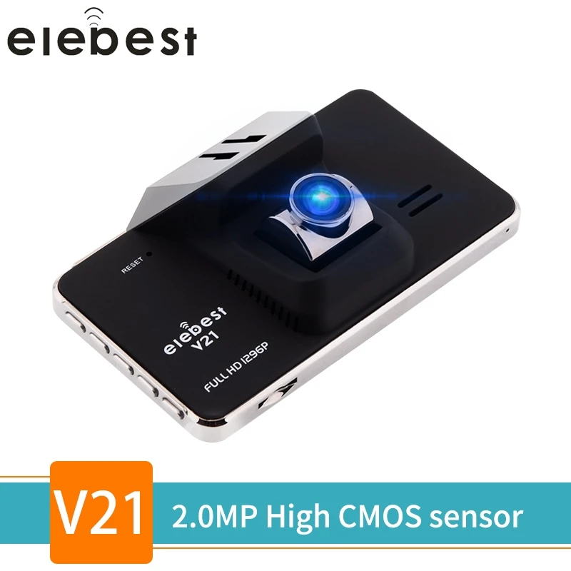 Автомобильный видеорегистратор Elebest V21, 4 дюйма, Full HD1080P, Автомобильный видеорегистратор, циклическая запись, видеорегистратор, ночное видение, автомобильная камера, видеорегистратор