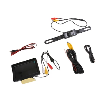 

Universal Waterproof 4.3 Inch Night Vision Backup Camera and Monitor Kit For Car