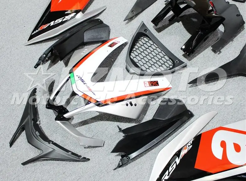 Полный мотоцикл полный комплект обтекателя для Aprilia RSV4 1000 2010 2011 2012 2013 АБС-пластик изготовленный на заказ BR