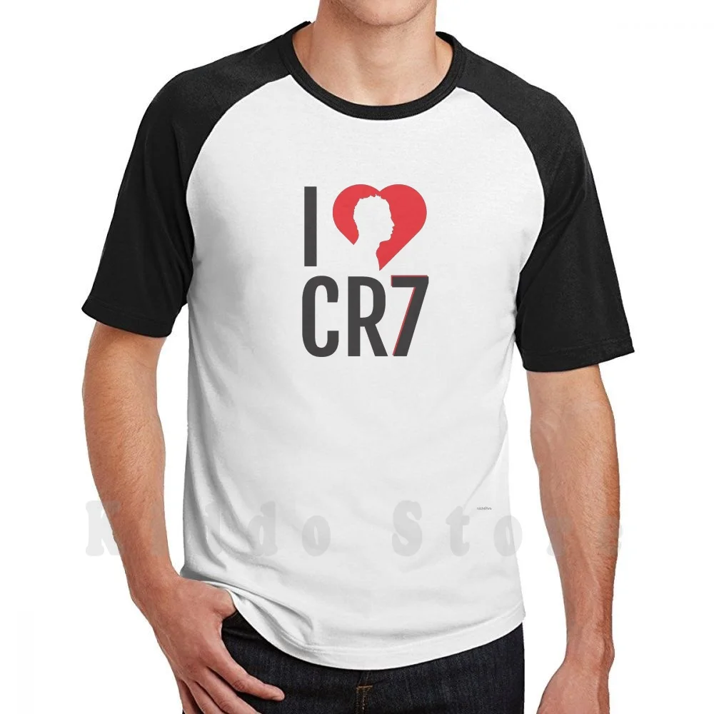 I Love T Shirt Stampa Per Uomo Cotone New Cool Tee Football Ronaldo Portogallo No7 Ronaldo Love Ronaldo Fan Spagna