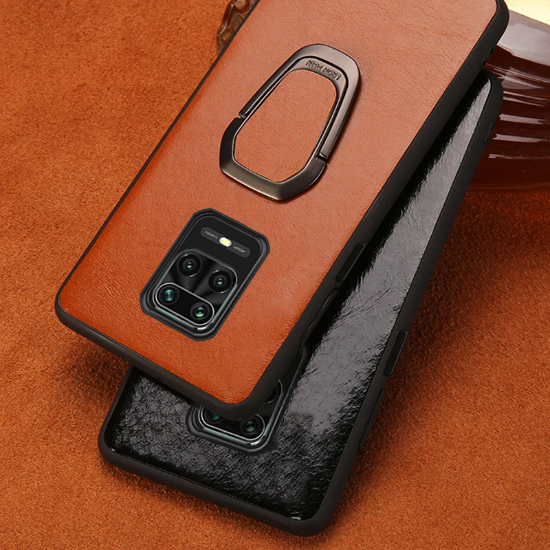 Чехол из натуральной вощеной кожи для Xiaomi Redmi Note 9 pro 9s 8 8T 7 чехол Poco X3 NFC M3 Mi 11 10 10T 9T Pro