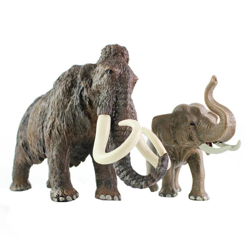 HilittlekidsSelling Игрушки для малышей однотонная модель животных африканская модель слона игрушка пластиковая модель слон имеет два узора