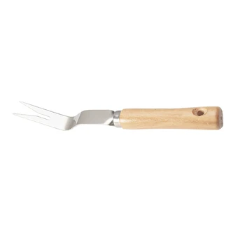 

Weeding Fork Pull Gadgets Lightweight Cultivating Digging Hand Tool Wood Handle Grubber Remover Manual Planting Garden Trimming