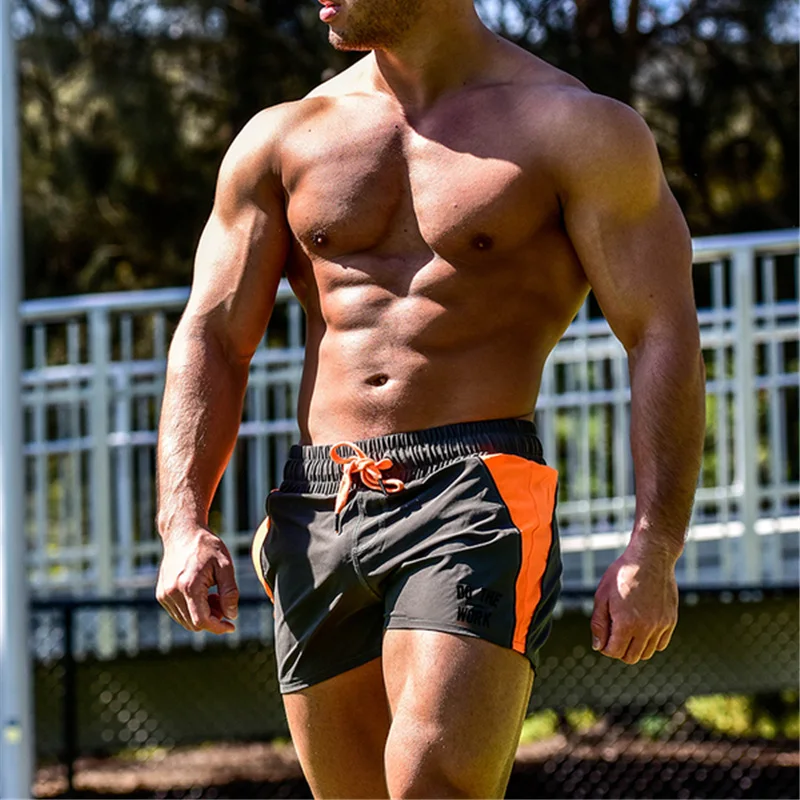 Mesh Male Casual Shorts Workout Gym Men Fashion Brand Breathable Fitness Mens Bodybuilding Comfortable Plus Size Sports 