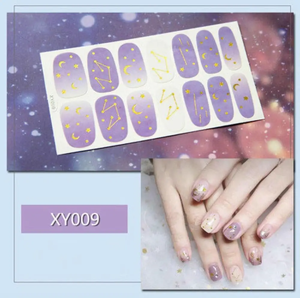 Наклейка One Star Moon штампы маникюрные для дизайна ногтей женщин|Акриловые порошки и