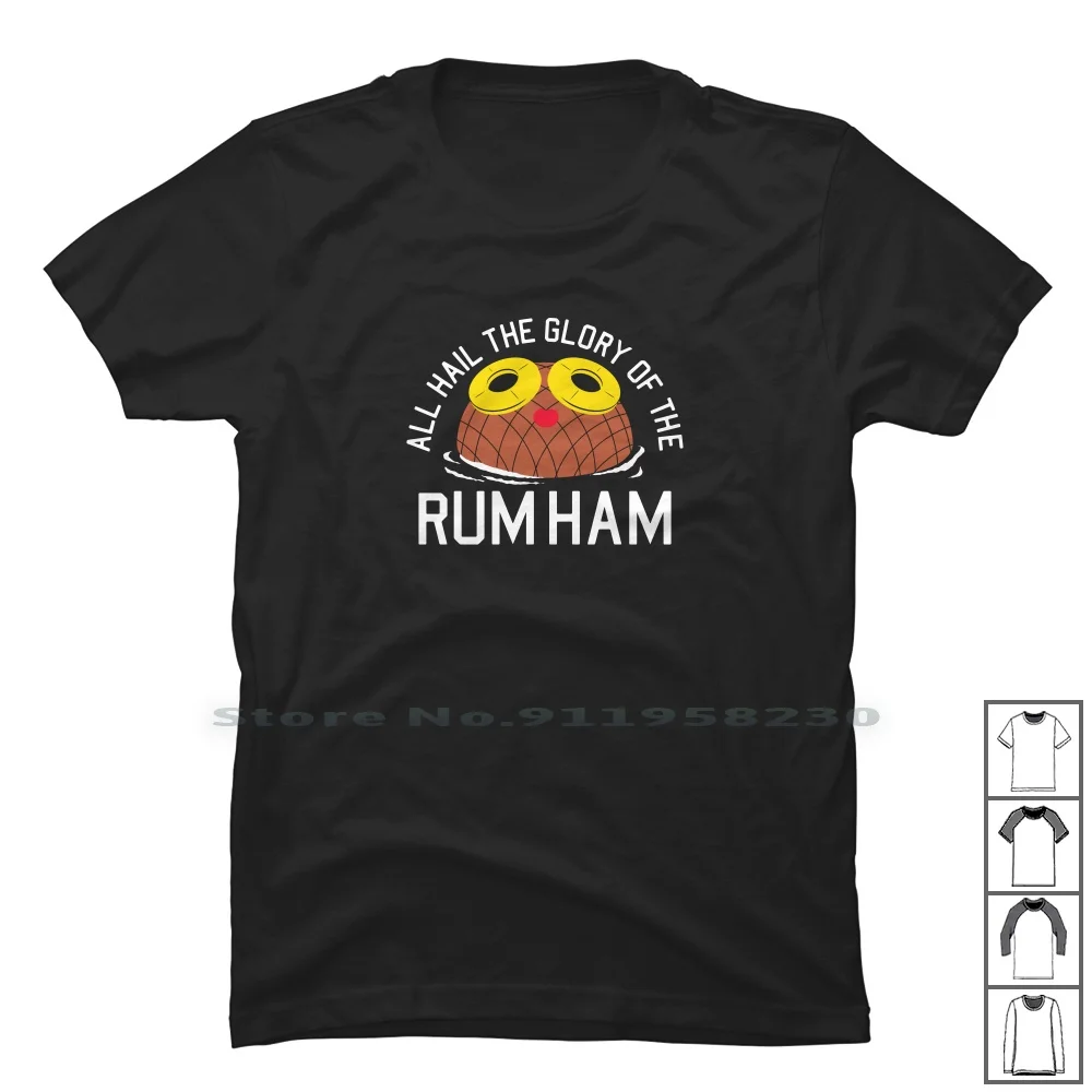 RumHamTShirt100CottonSloganParodyLoganHumorTageRumHamAge