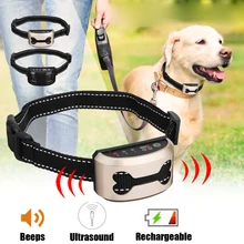 Ultrasonic-Training-Collars Control-Train Stop Dog Pet-Dog Barking Waterproof Rechargeable