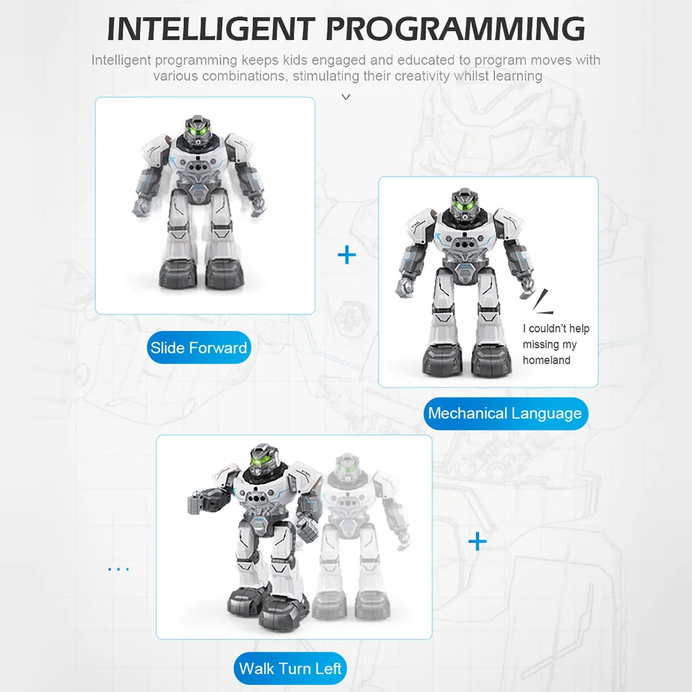 JJR/C R5 CADY WILI Интеллектуальный робот на пульте дистанционного управления программируемый автоматический датчик контроля жестов музыка танец RC игрушка детский подарок