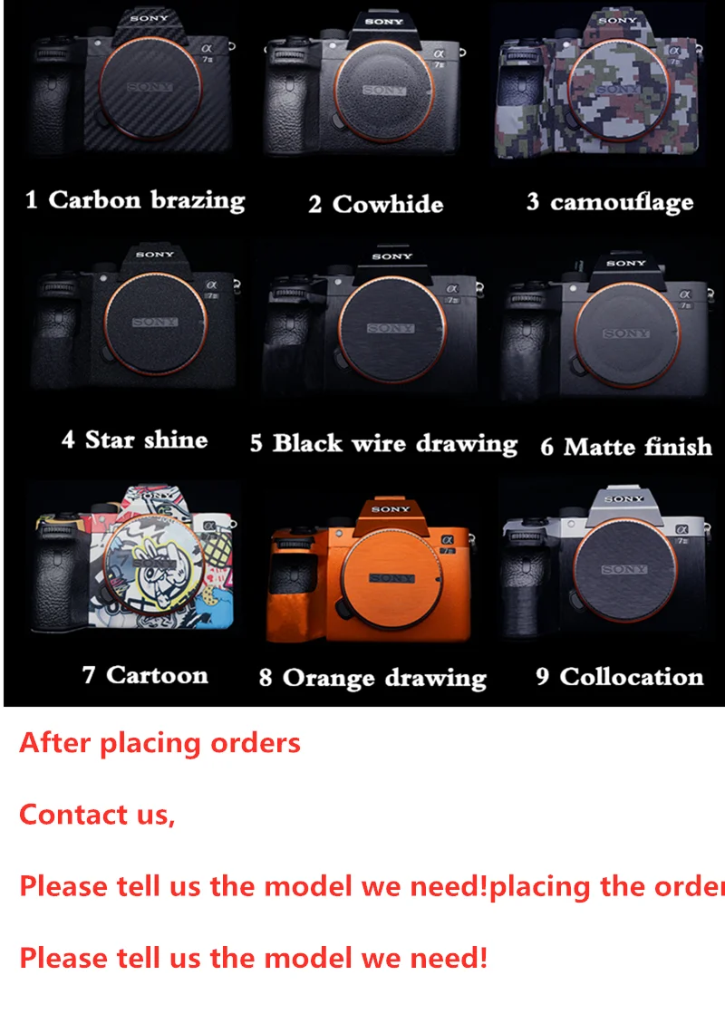 Антиокислительная наклейка для камеры SONY A7R4 A7M3 A7R3 A7R2 A7M2 A9 A6300 A6500 защитная накладка для камеры - Цвет: A7M2