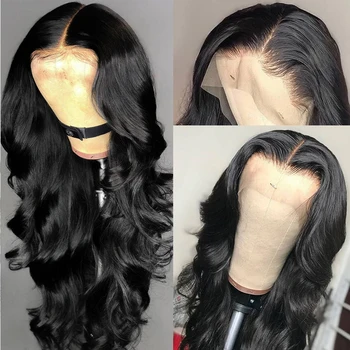 

Beaufox Body Wave Lace Frontal Human Hair Wigs For Women Peruvian 360 Lace Frontal Wigs Pre Plucked Baby Hair 150% Density Remy