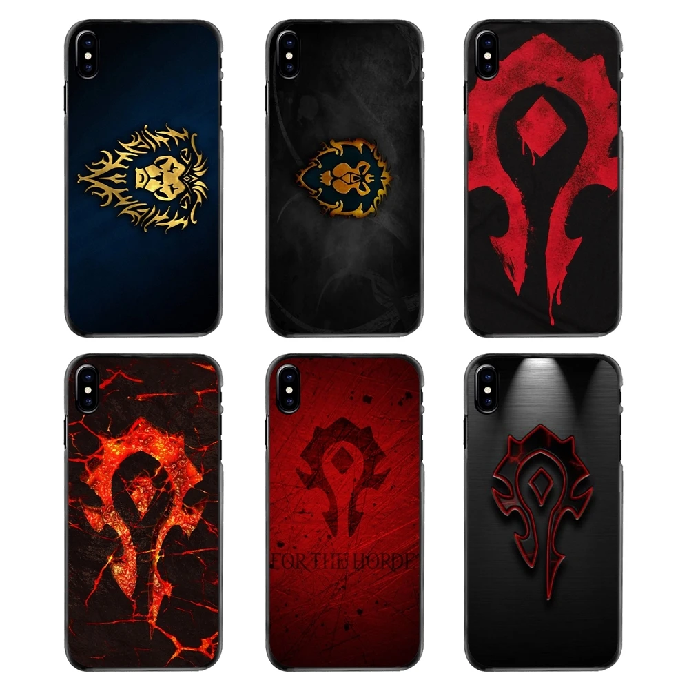 Для Samsung Galaxy A3 A5 A7 A8 J1 J2 J3 J5 J7 Prime 2015 2016 2017 Warcraft логотип со львом World of искусство