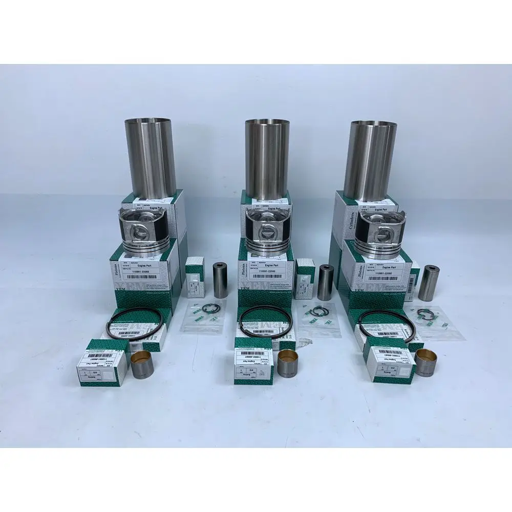 

Комплект гильз цилиндра D750, с поршневыми кольцами, для Kubota