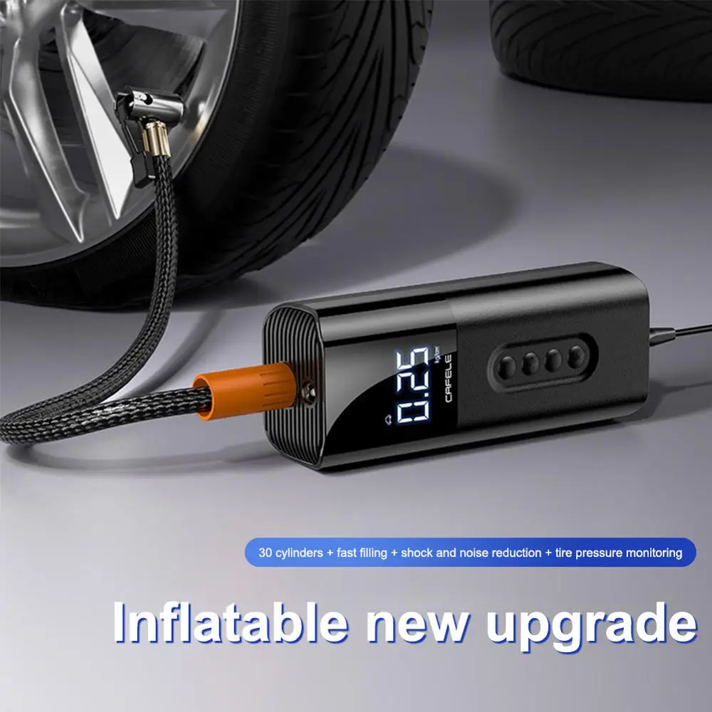 

Protable Car Air Compressor Car Air Pump Digital Pressure Gauge Tire Inflator Auto Tyre Pump High Pressure Tire Inflatable