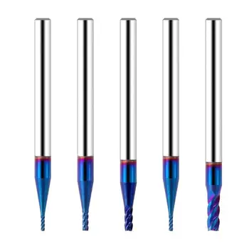 

HRC 60 Degree Milling Cutter Excellent Tungsten Steel Well Durability 4 Edge 50mm Nano-coated Tungsten Steel Flat End