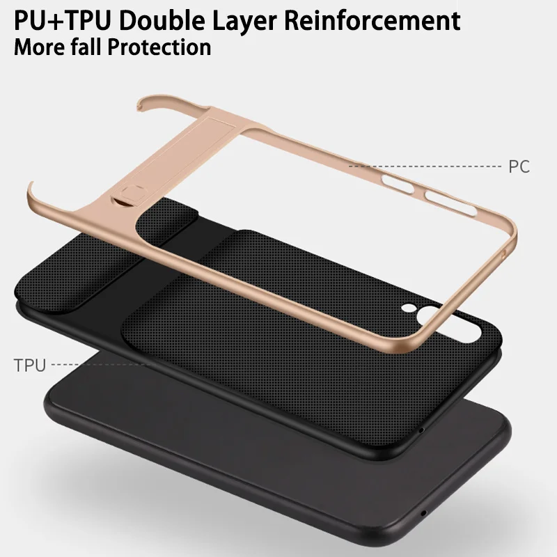 Phone Case for Samsung Galaxy A50 A40 A70 Case A50 Cover Soft Silicon Stand Back Cover 4