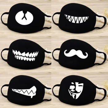 

1PC Cartoon Lovely Cotton Mouth Face Masks Keep Warm Women Men Accessories Anti-dust Pollution Unisex Fashion Party Mouth Masks