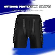 Спорт на открытом воздухе лыж скейт сноуборд Защита шорты Лыжная защита Катание на коньках защитные хип мягкие брюки S/M/L/XL/XXL/3XL
