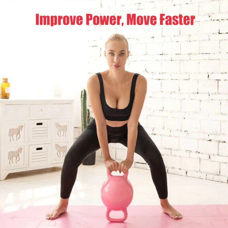 Water Filled Kettlebells With Double Handle, Dumbbell Portable Adjustable Weight Yoga Pilates