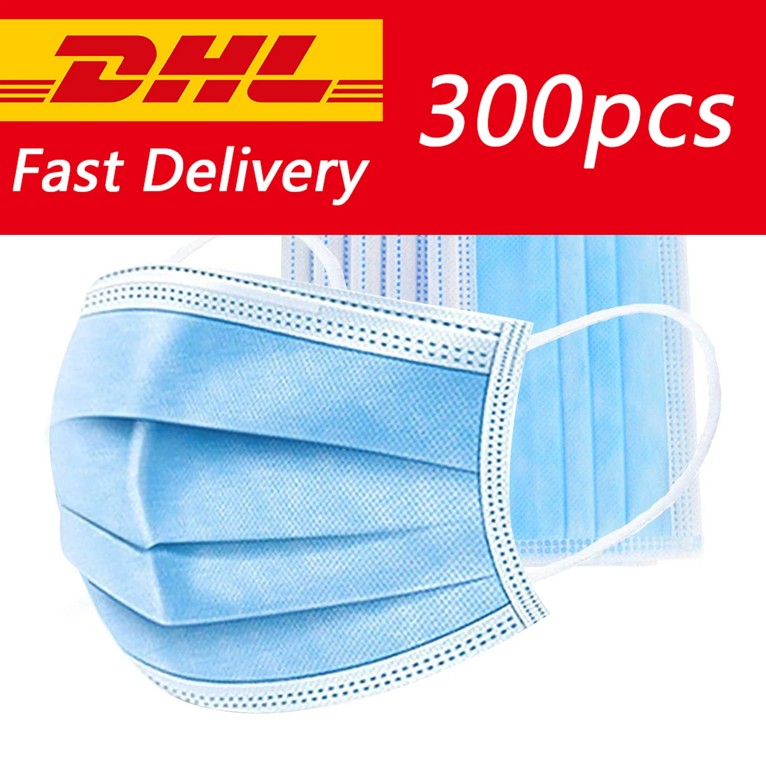 

100pcs / 300pcs / 600pcs Safety Protection Disposable Masks Anti-Infection Hygiene Prevention Virus Special Masks