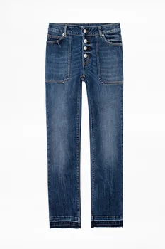 

Ladies Ankle-length Jeans Pants Micro Flare Jeans Comfortable Wild Stylish Trousers Early Autumn