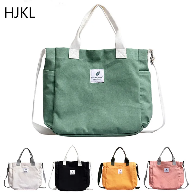 

Women Shopping Bag Soft Canvas Bag Large Capacity Ladies Daily Use Handbag Casual Beach Bag Tote Contrast Color Letter Hasp Bags