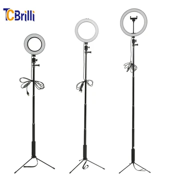 

Photography LED Selfie Ring Light With Stand Photo Studio Beauty Video Light Ring Makeup Lamp Youtube Video Live Ring Lamp