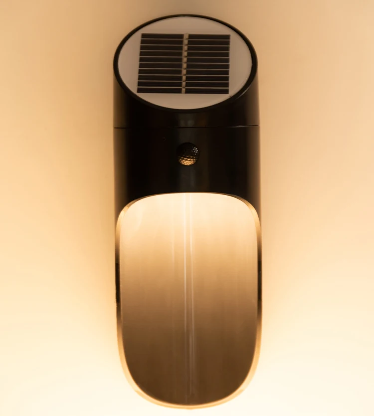 Эксклюзивный Дизайн Горячая наружный водонепроницаемый IP65 Солнечный настенный светильник ABS сад коридор настенный светильник