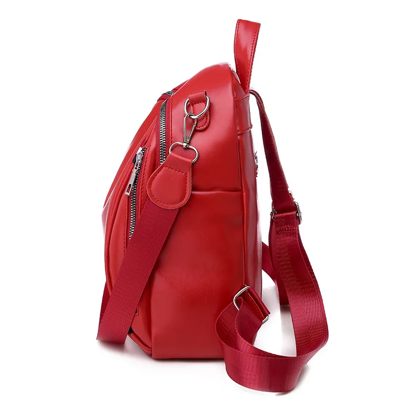 

2019 Autumn And Winter New Style Korean-style Backpack Women's Versitile Fashion Soft Leather Multi-Purpose One-Shoulder Handbag