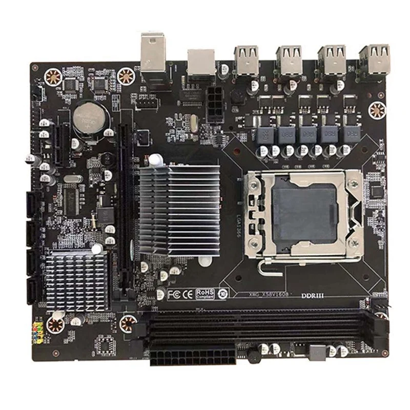 OPQ-X58 Lga1366 материнская плата поддерживает Reg Ecc Ddr3 и Xeon процессор для Amd Rx серии