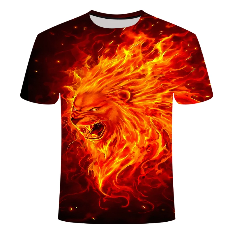 2019 ver�o roupas de marca dos homens O-pesco�o manga curta T-shirt animal do macaco/le�o 3D Impresso camiseta Homme grande tam 2019 ver�o roupas de marca dos homens O-pesco�o manga curta T-shirt animal do macaco/le�o 3D Impresso camiseta Homme grande tam