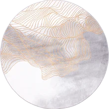 Бытовой светильник, роскошный круглый ковер, современный простой чайный столик для гостиной, одеяло, Европейский скандинавский ковер для спальни, круглый стол для учебы