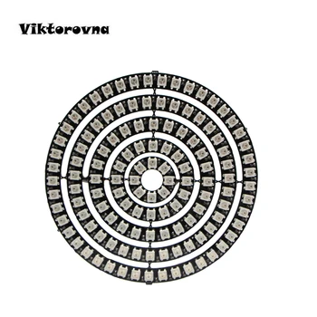 

WS2812B ic Built-in RGB pixel Ring 8/16/24/35/45 Bits leds Module Individually Addressable 5050 RGB Full Color Round LED Circle