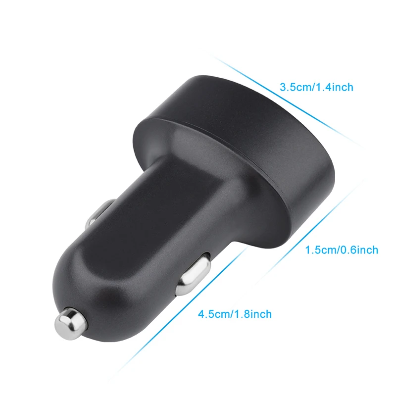 Rocketek Мульти usb Автомобильное зарядное устройство smart ic 2 USB 2.4A светодиодный автомобильный аккумулятор измерительный телефон адаптер Аксессуары для Xiaomi автомобильное зарядное устройство