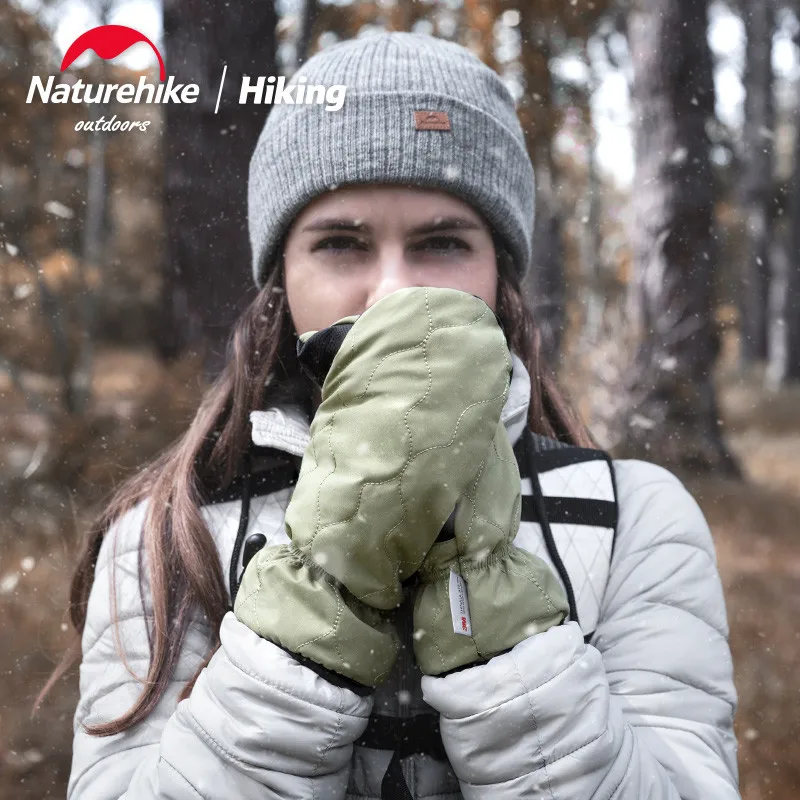 

Naturehike GL14 3M Cotton Gloves -5℃~10℃ Winter Thickened Waterproof Windproof PU Non-Slip 110g Ultralight Woman/Man