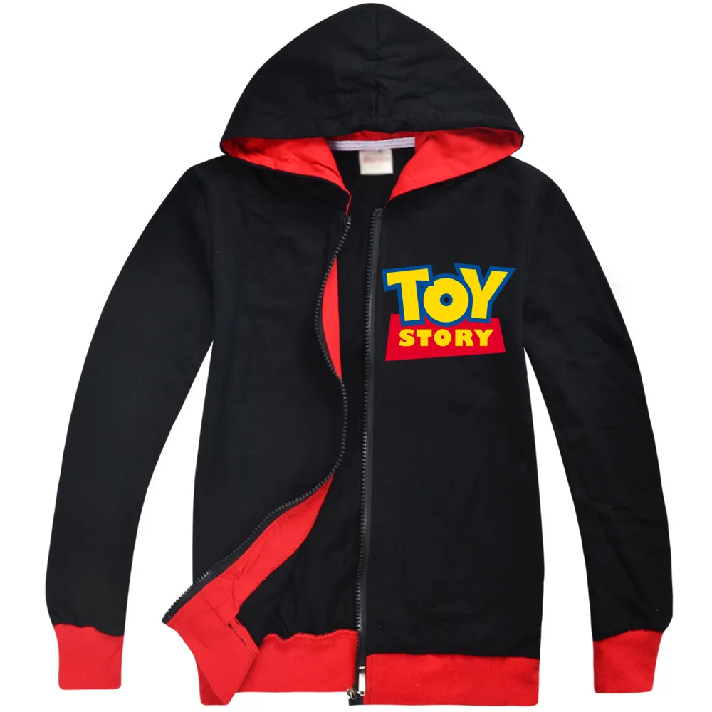 Хлопковые толстовки с капюшоном куртки на молнии Toy Story 4, брендовые футболки с 3d принтом, футболки для подростков одежда для мальчиков и девочек От 3 до 12 лет