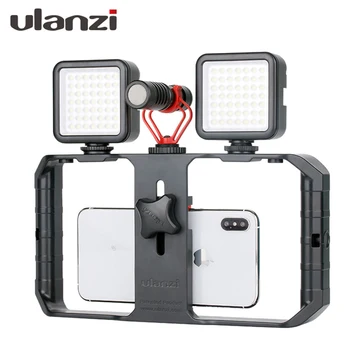 

Ulanzi U-Rig Pro Smartphone Video Rig Mobile Vlogging Filmmaking Stabilizer with 1/4 Screw Cold Shoe Mount for iPhone Xiaomi