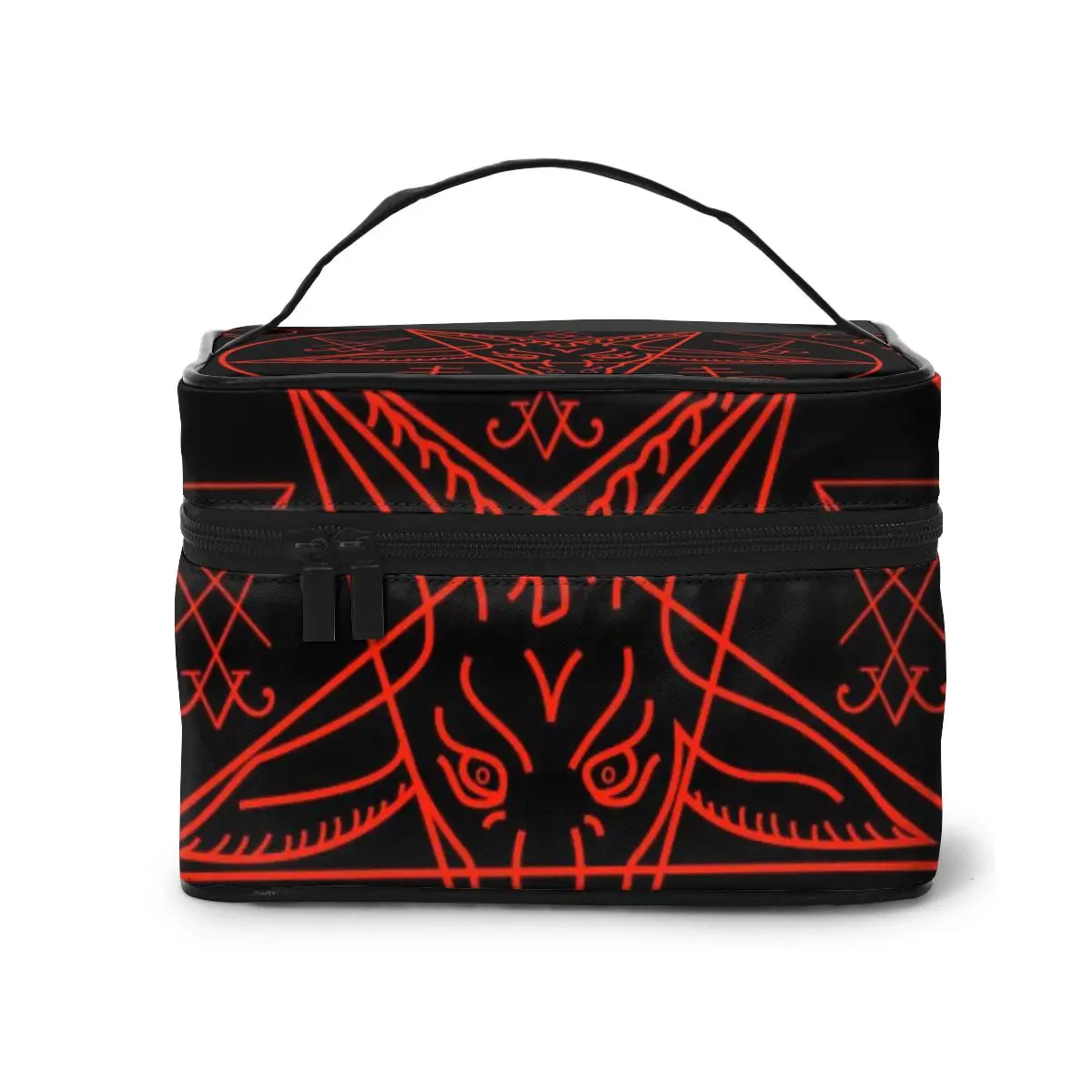 Дорожная косметичка модная дамская Baphomet и Lucifer сумки для хранения большая