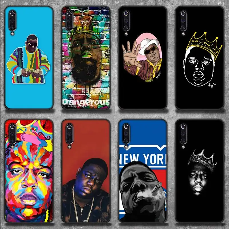 Большой чехол Rapper Biggie Smalls для Xiaomi mi 6 6plus 6X 8 9SE 10 Pro mix 2 3 2s MAX2 note lite Pocophone | Мобильные