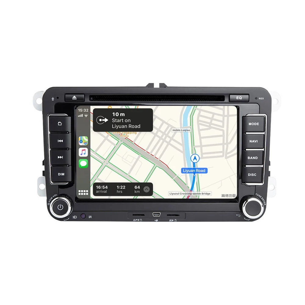 Android 9,0 Автомобильный мультимедийный плеер с CarPlay для Volkswagen/VW/POLO/PASSAT/Golf/Skoda/Octavia/Seat/Leon навигационный GPS радиоприемник