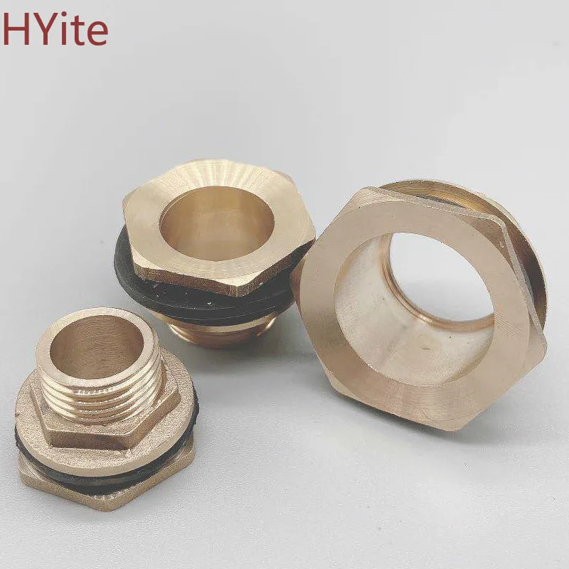 Садок для рыбы адаптер 1/2 &quot3/4&quot 1 &quotнаружная резьба латунные трубы тонкие