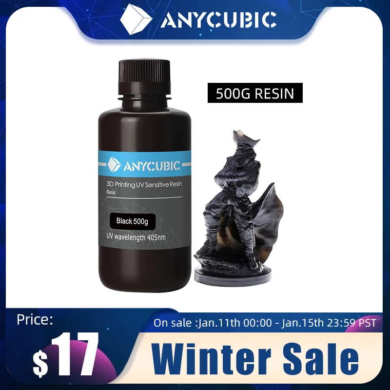 ANYCUBIC 3D принтеры Смола универсальная 405nm для Фотон S быстрого отверждения объект