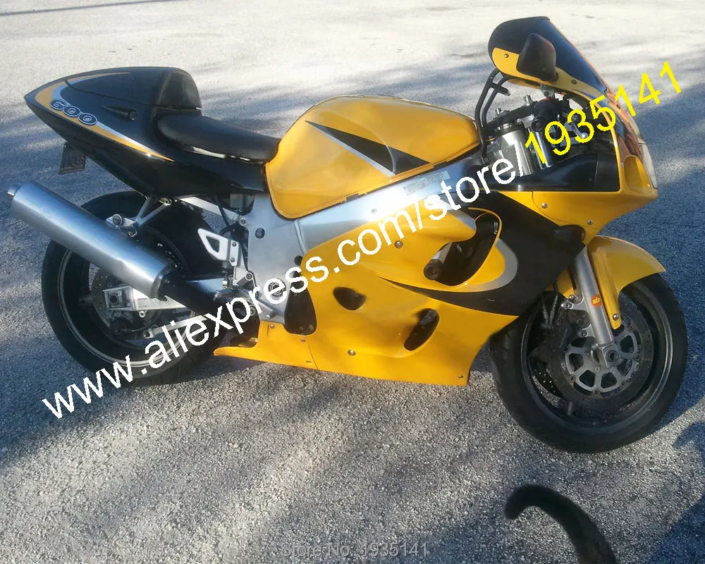 Обтекатель для мотоцикла Suzuki SRAD желто черный обтекатель SRAD/750/96 99/600/750/1996/1996/1998/|sale